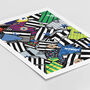 Newcastle United Football Shirt Mash Up Print, thumbnail 3 of 3