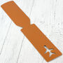 Personalised Text Leather Luggage Tag, thumbnail 3 of 3