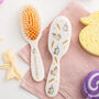 Natural Bristle Hairbrushes For Babies, thumbnail 2 of 4
