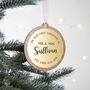 Personalised First Married Christmas Bauble, thumbnail 1 of 4