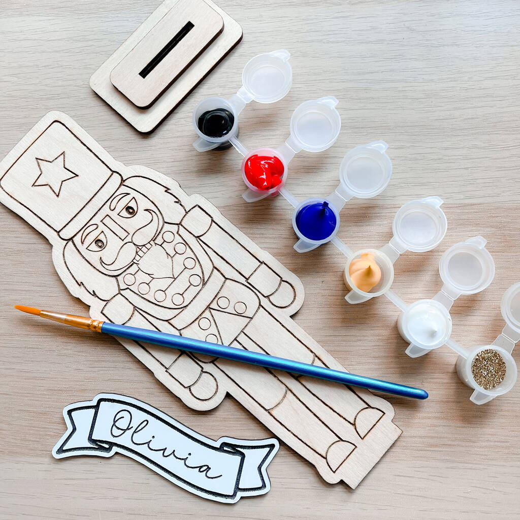 Paint Your Own Nutcracker Set By Cottonhead Monkeys