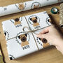 Personalised Christmas Dog Wrapping Paper, Large Sheets, thumbnail 4 of 12