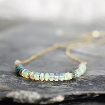 Ethiopian Opal Necklace, 3 of 10