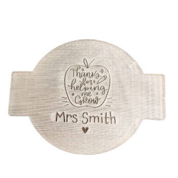 Personalised Teacher Appreciation Fondant Embosser, 4 of 9