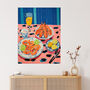 Party Shrimp Seafood Kitchen Foodie Wall Art Print, thumbnail 1 of 6