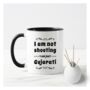 I Am Not Shouting I Am Just Gujarati Mug, thumbnail 3 of 3