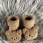 Brown Teddy Bear Baby Socks, thumbnail 9 of 10