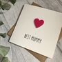 Best Mummy/Mum Acrylic Heart Birthday Card, thumbnail 5 of 5