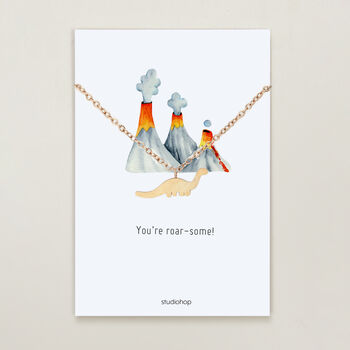 Delightful Dinosaur Necklace, 5 of 7