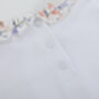 Nina Floral Frill Collar Baby Bodysuit, thumbnail 6 of 6