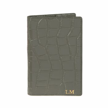 Personalised Leather Passport Cover Set, 5 of 11