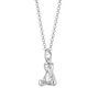 Sterling Silver Teddy Bear Charm Necklace, thumbnail 8 of 8