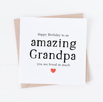 Amazing Grandad, Grandpa, Papa Happy Birthday Card, 2 of 3