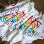 Personalised Hand Embroidered Baby Cardigan, thumbnail 5 of 7