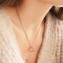 Personalised Rose Gold Plated Silver Hearts Necklace, thumbnail 1 of 10