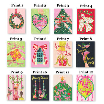 Christmas Print Set – Festive Art Prints, 5 of 9