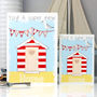 Personalised Beach Hut New Home Card, thumbnail 1 of 9