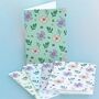 Set Of Five Floral Meadow Greeting Cards, thumbnail 2 of 2