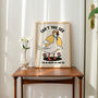 'Happy As Can Be' Cute Happy Goose Wall Print, thumbnail 4 of 9