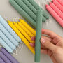 Pastel Dinner Candles Soy Wax Taper Candle, thumbnail 2 of 6