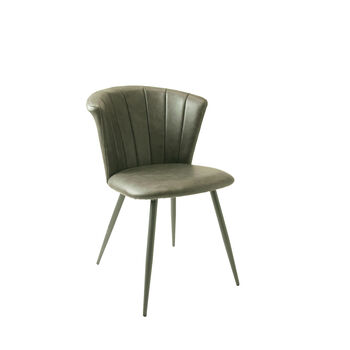 Bourne Grey Set Of Two Dining Chairs, 3 of 6