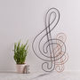 Wire Treble Clef, thumbnail 3 of 4
