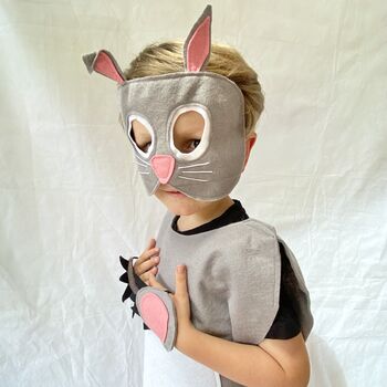 Grey Rabbit Costume For Children And Adults, 2 of 8
