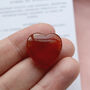 Red Agate Heart – Strength And Confidence Crystal, thumbnail 1 of 7