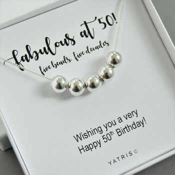 Fabulous At 50 50th Necklace, 2 of 4