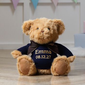 Personalised Keel Sherwood Medium Teddy Bear Soft Toy, 3 of 8