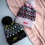 Personalised Knitted Ski Snow Hat, thumbnail 1 of 3