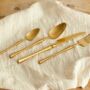 Paris Gold Stainless Steel Cutlery Sets X16/24 Pieces, thumbnail 3 of 6