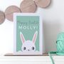 Personalised Children's Easter Bunny Card, thumbnail 1 of 3