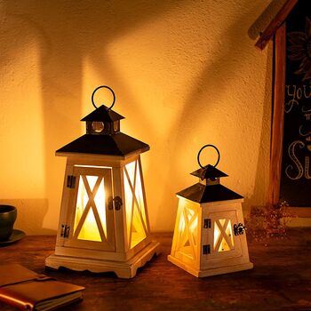 Small And Large Candle Holder Decorative Lantern, 3 of 9