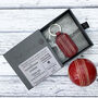 The Outswinger Cricket Keyring By The Game ™, thumbnail 2 of 7