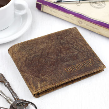 Personalised Men's Leather Wallet, 4 of 12