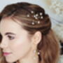 Star Swarovski Crystal Wedding Hairpins Set Lunaria, thumbnail 2 of 8