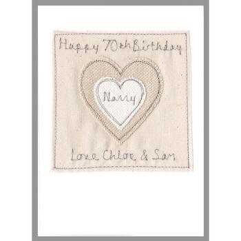 Personalised Heart Wedding Anniversary Card For Wife, 8 of 12