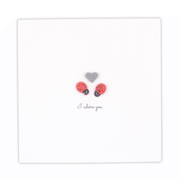 Handmade 'I Love Us / I Adore You' Card, 3 of 6