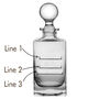 Personalised Luxury Golden Anniversary Decanter, thumbnail 2 of 5