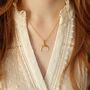 Bohemian Crescent Moon Necklace, thumbnail 2 of 3