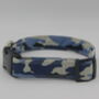 Blue Camouflage Dog Collar, thumbnail 6 of 8