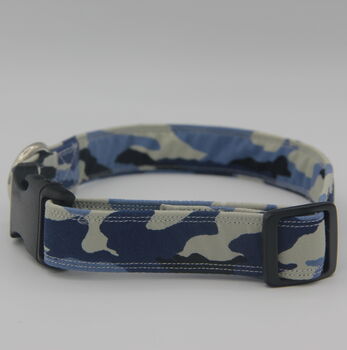 Blue Camouflage Dog Collar, 6 of 8