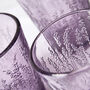 Set Of Four Embossed Heather Tumblers, thumbnail 3 of 7