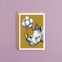 Rhino Birthday Card, thumbnail 1 of 6