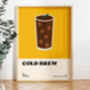 Cold Brew Coffee Print, thumbnail 1 of 2