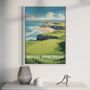Royal Portrush Golf Course Poster – Golf Wall Art Print | Gift For Golfers, Dad, Husband, Golf Gift For Him, Father's Day Gifts, thumbnail 1 of 2