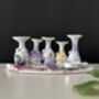 Handmade Porcelain Funny Figurines/Tea Light Holder, thumbnail 2 of 4