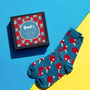 Personalised Men's Ping Pong Socks In A Box, thumbnail 1 of 8