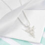 Sterling Silver Christmas Guardian Angel Necklace, thumbnail 1 of 2